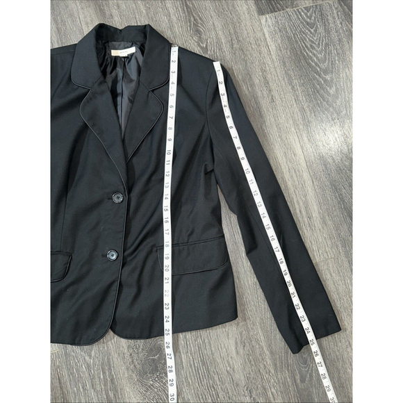 Merona Women’s Large Black Two Button Blazer - Picture 3 of 6
